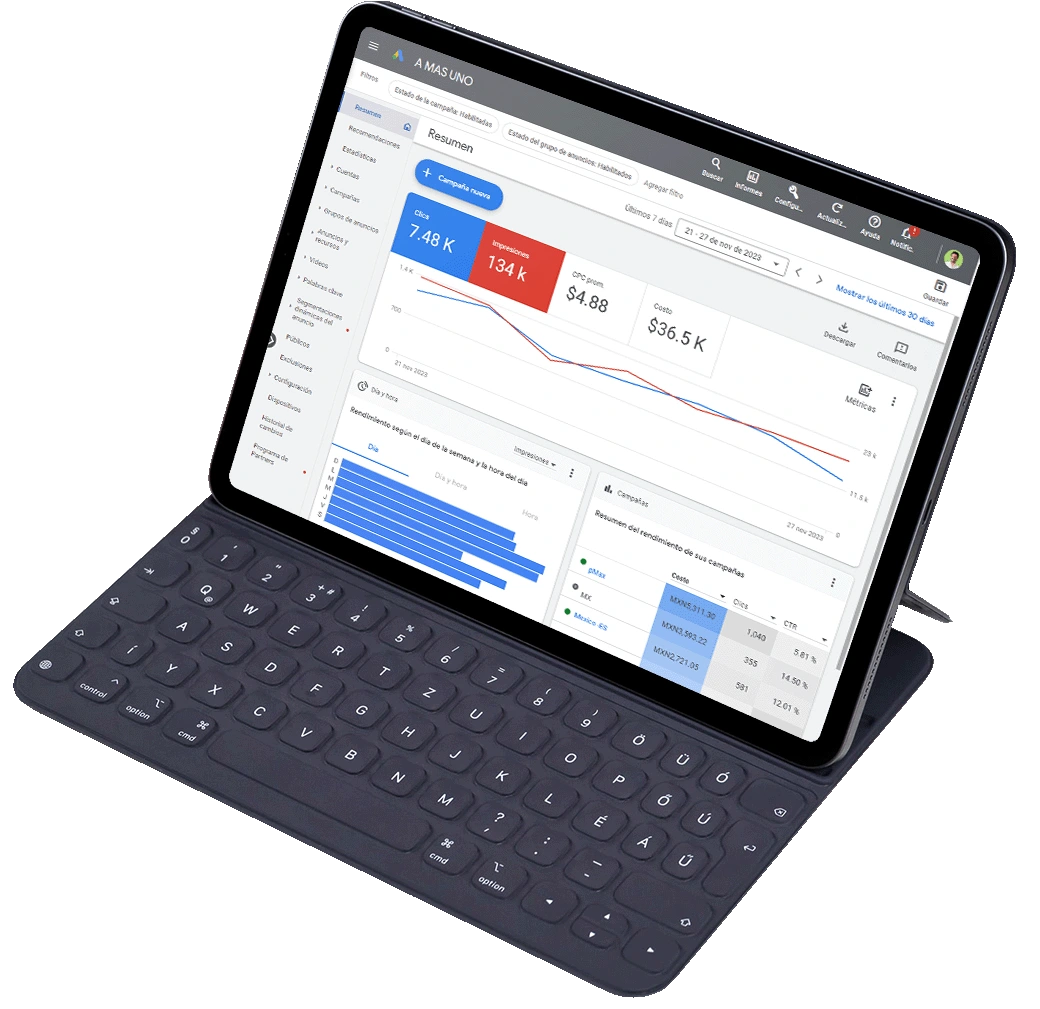 google ads manager ipad